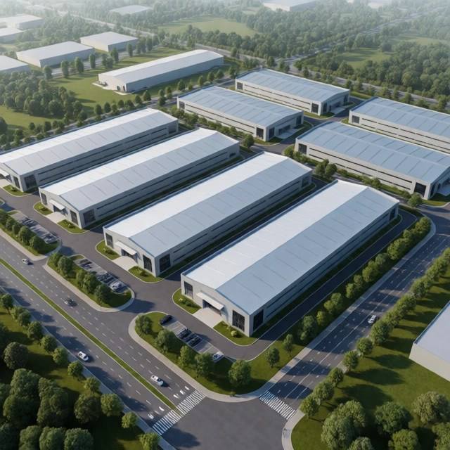 高速組み立てプレハブ鉄骨構造ワークショップ倉庫産業建設