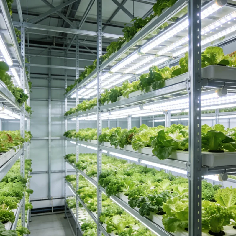 水耕栽培鉄骨造植栽ハウス