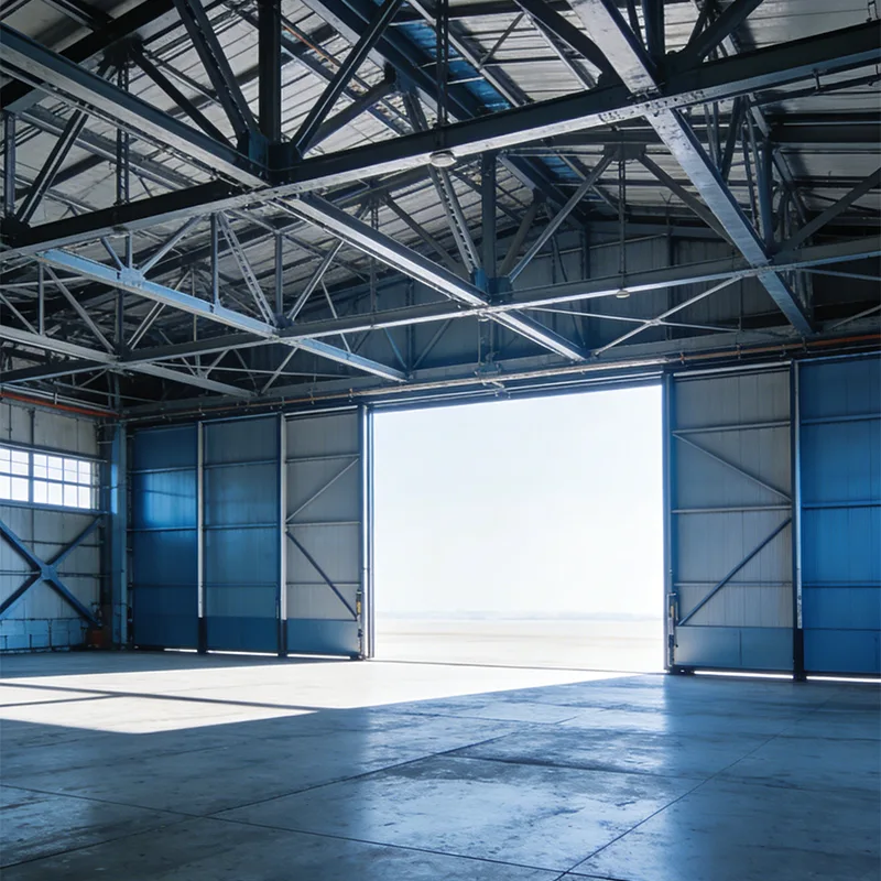 鋼構造航空機ハンガー